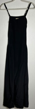 Rozae Nichols Black Slip Drop Waist Ballet Dress Spaghetti Straps Sz XS